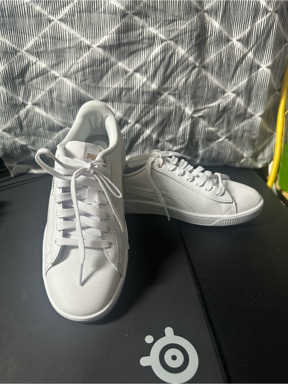 Puma Classic White Leather Sneakers